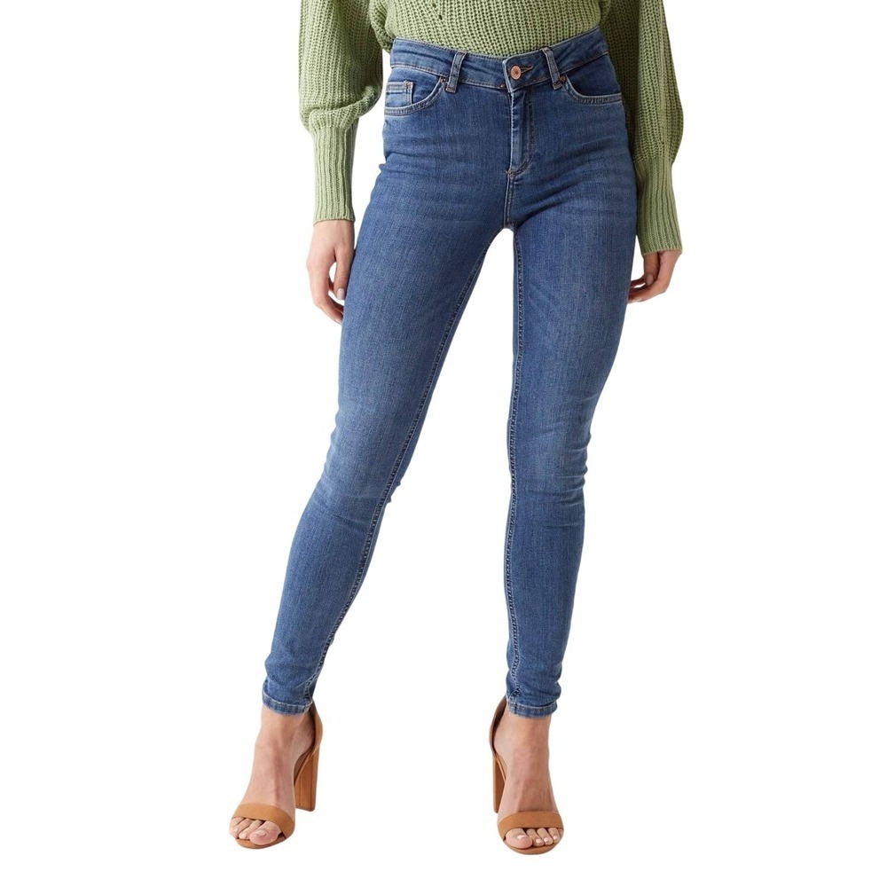 NWT River Island Molly Mid Rise Jeggings Blue‎ Denim Skinny Fit Women's Size 10R